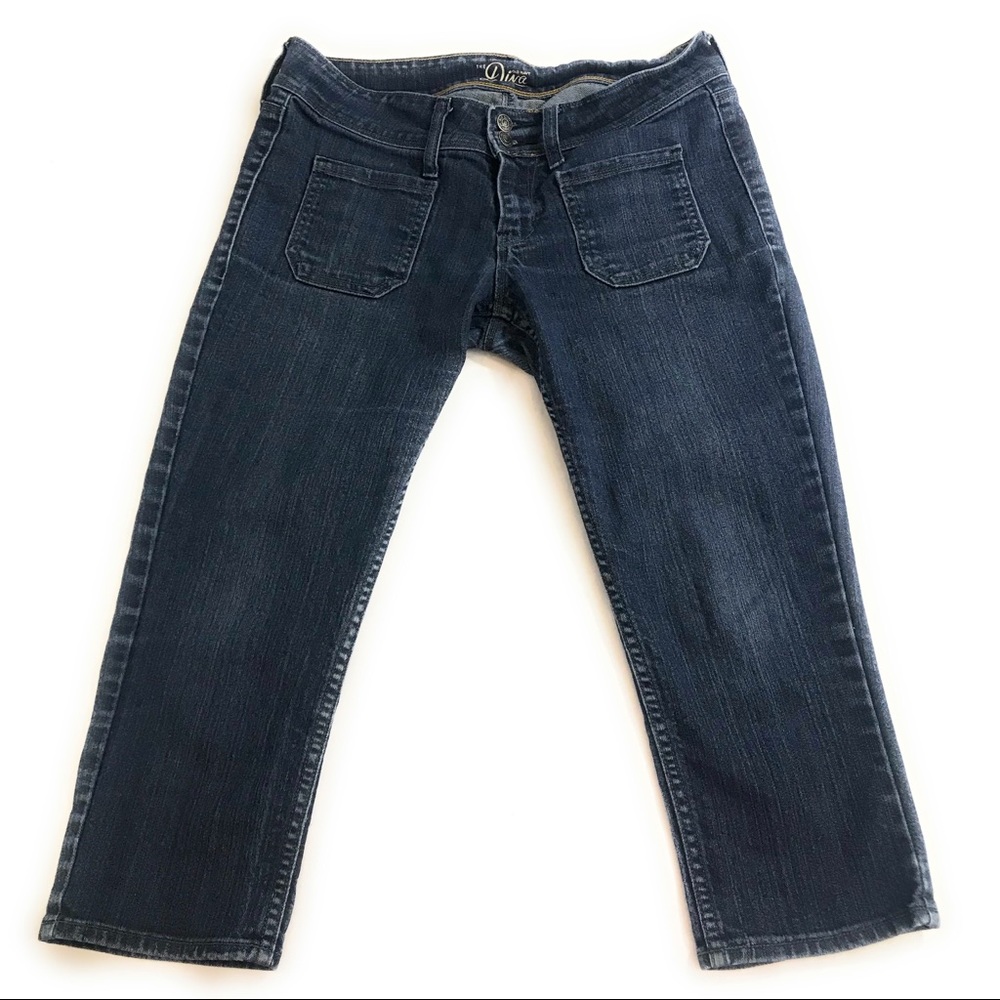 Old Navy The Diva Crop Capri Jeans Pants, Size 4